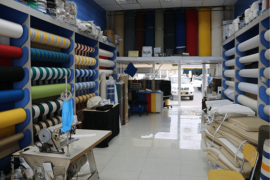 Upholstery Store Interior